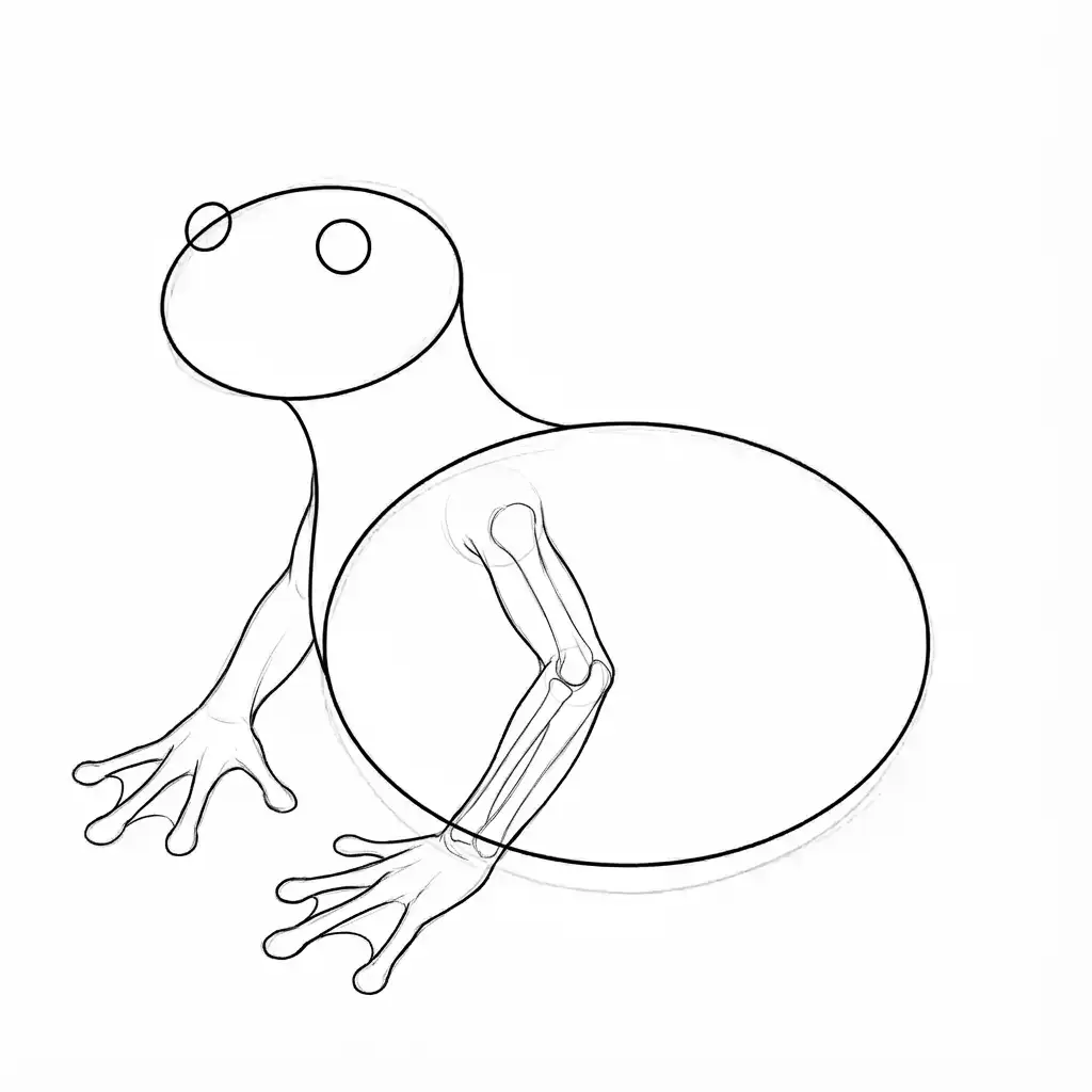 jak narysować Żabę