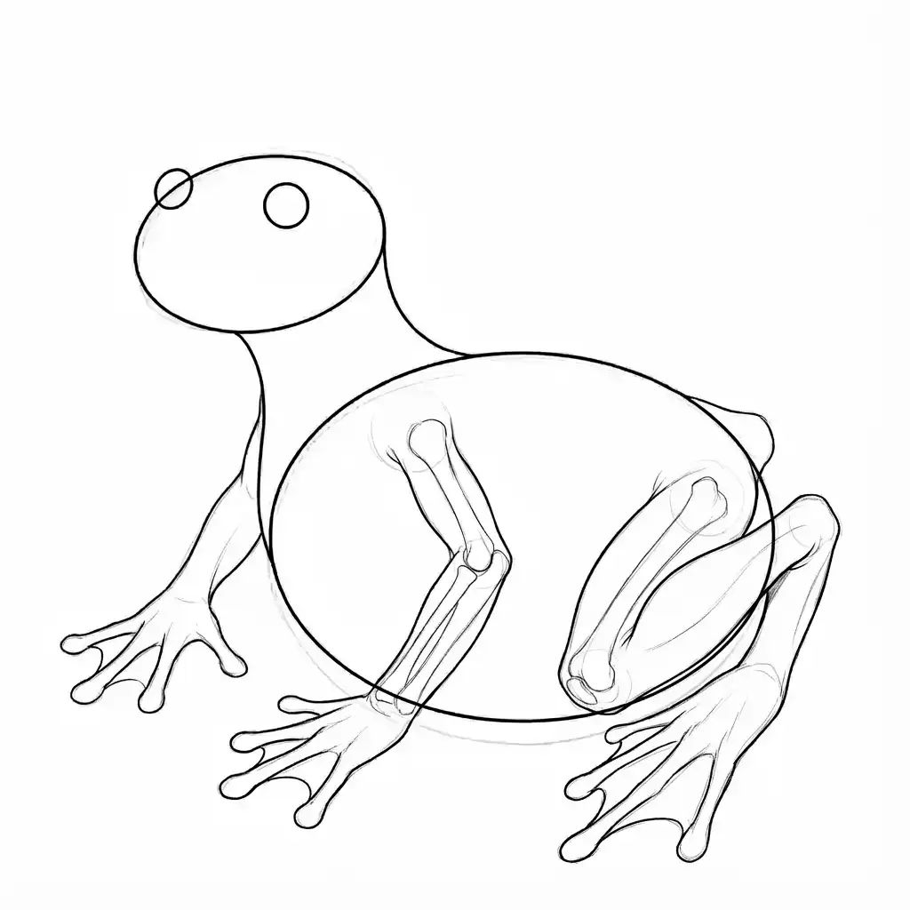 jak narysować Żabę