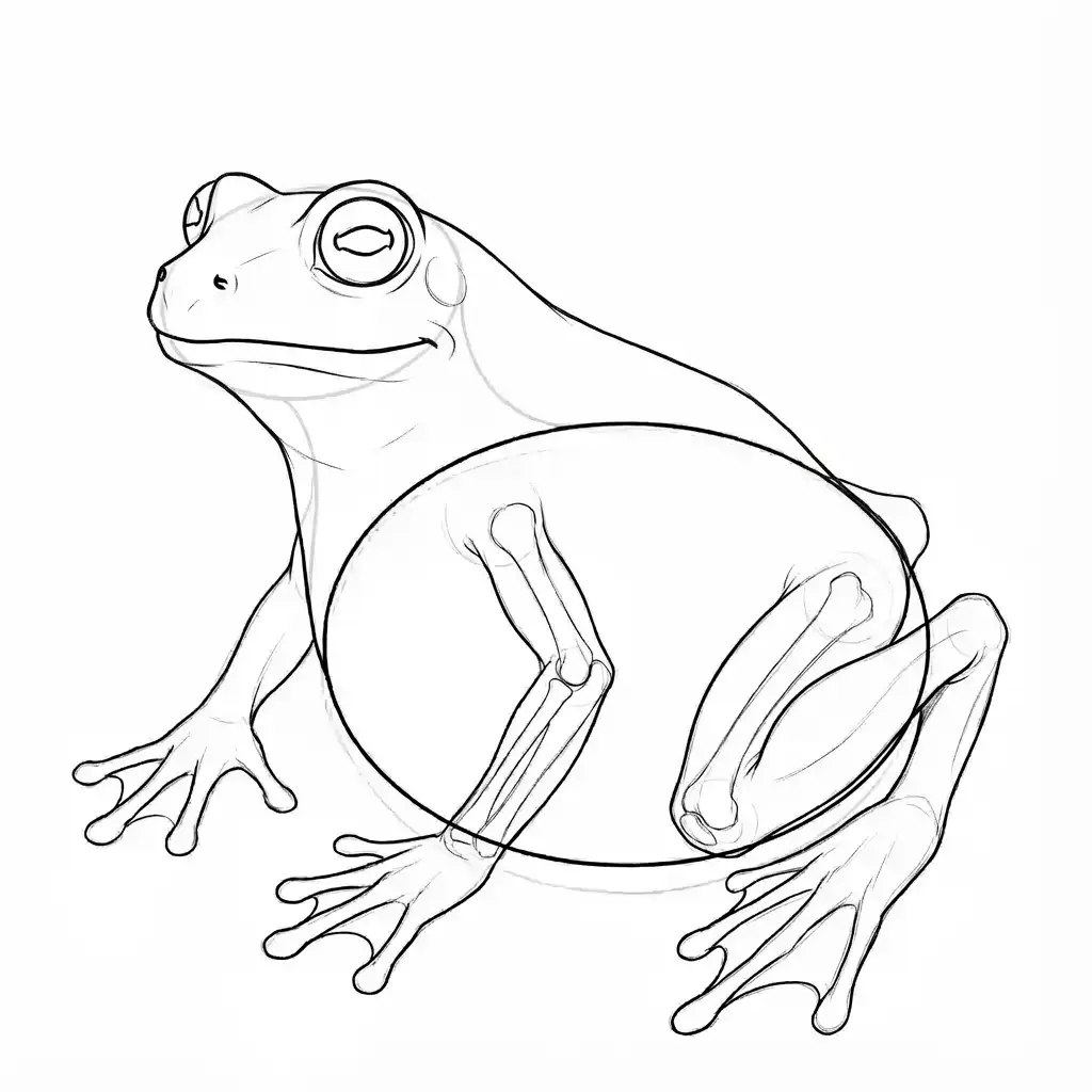 jak narysować Żabę