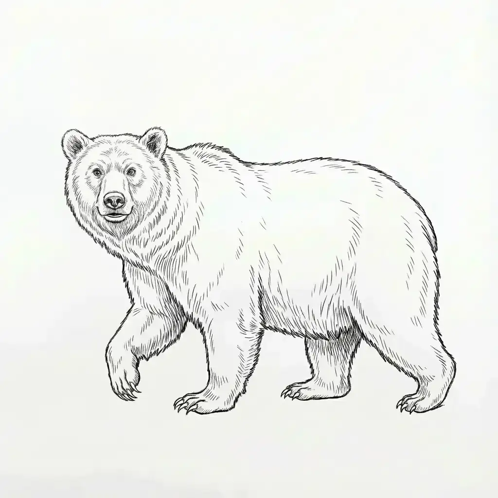 jak narysować Misia