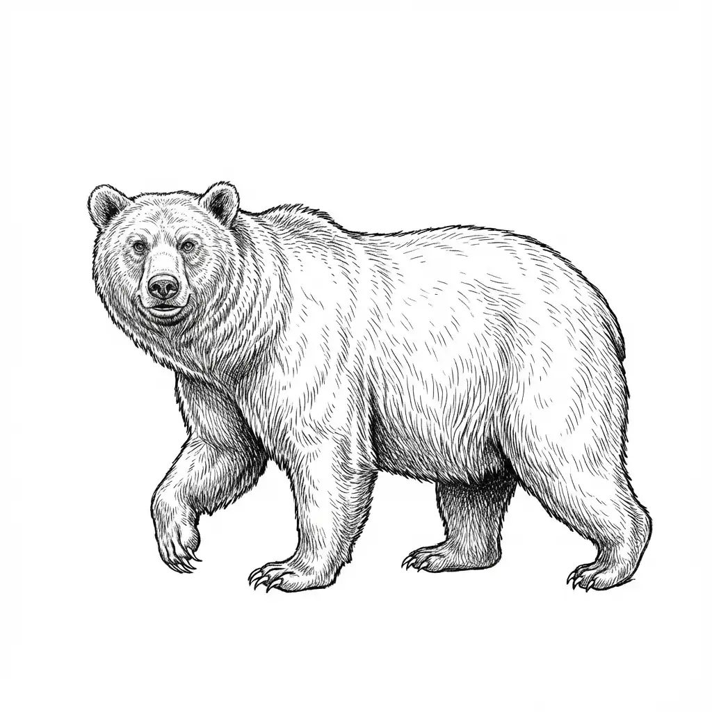 jak narysować Misia