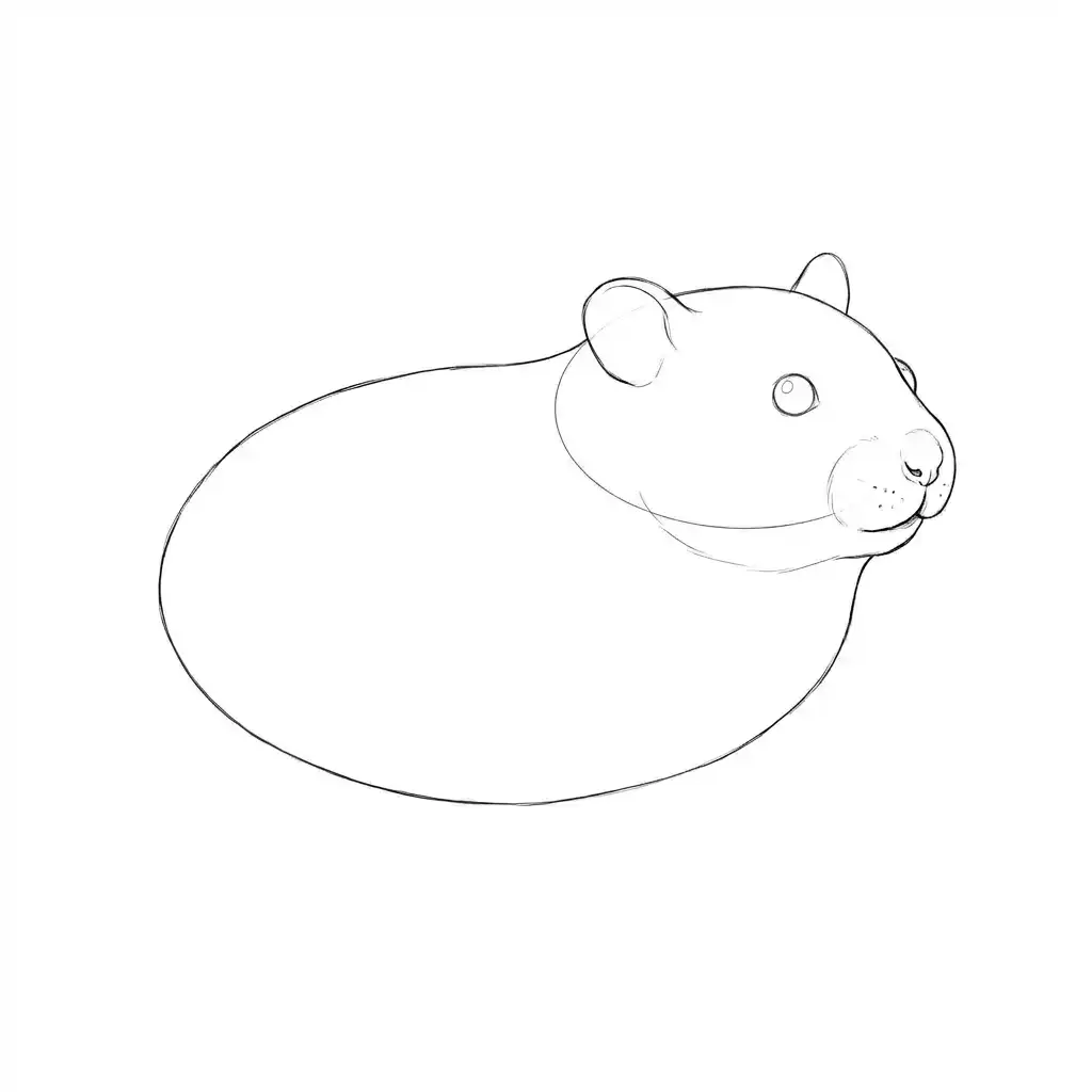 jak narysować chomika