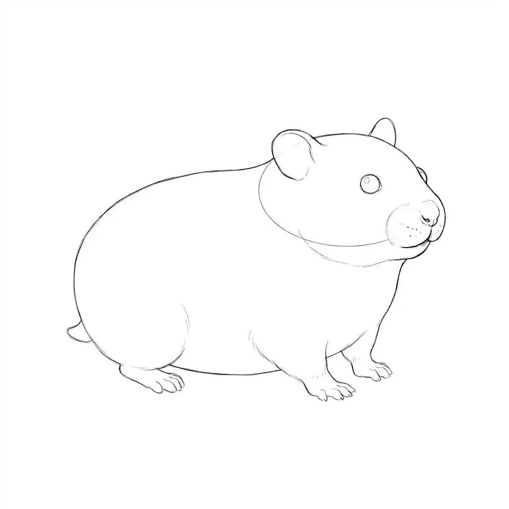 jak narysować chomika