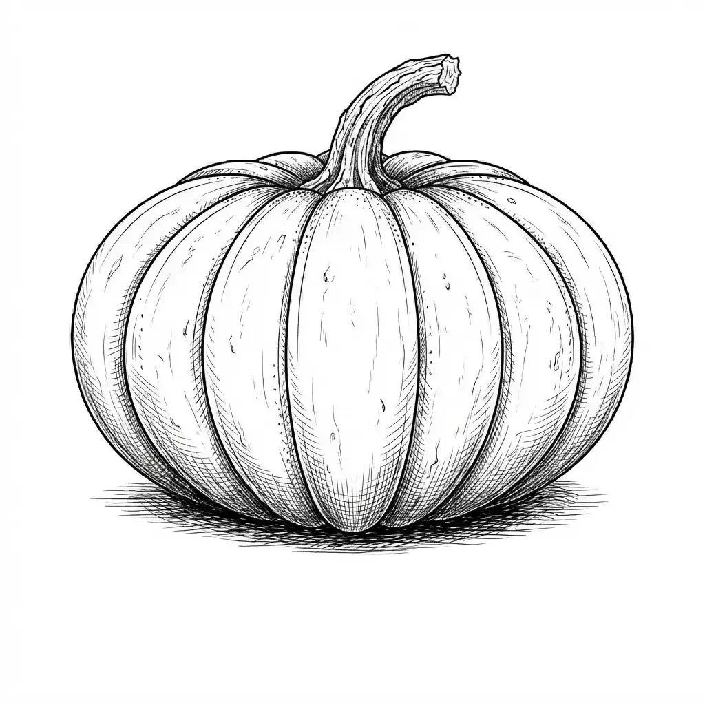 jak narysować dynię