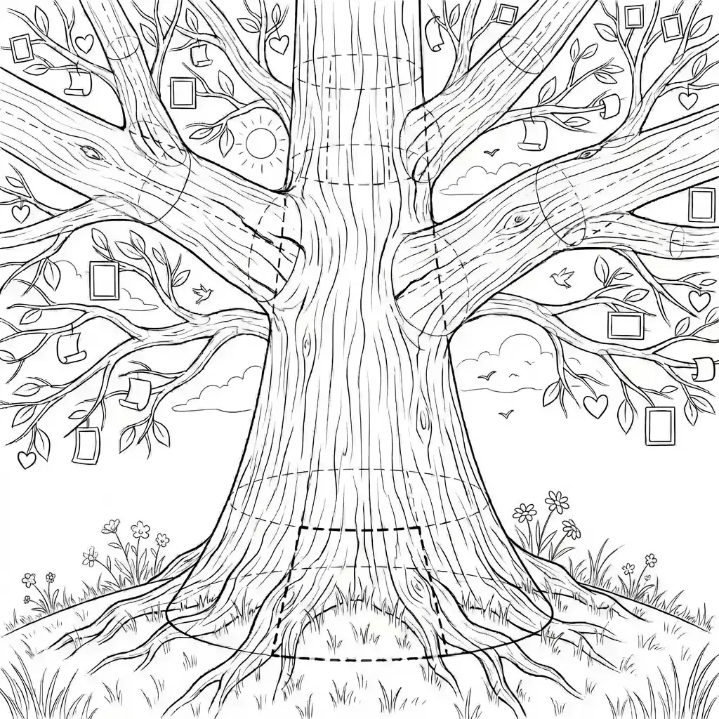 jak narysować drzewo genealogiczne