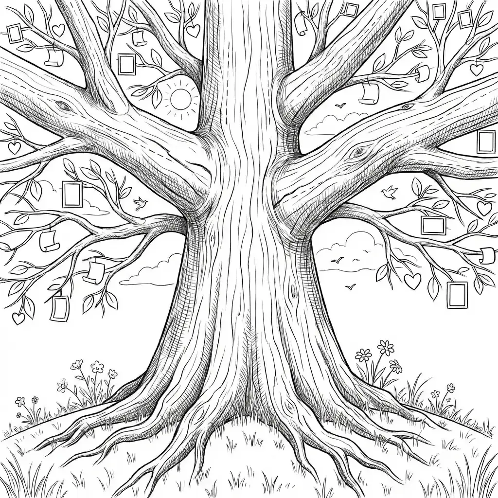 jak narysować drzewo genealogiczne