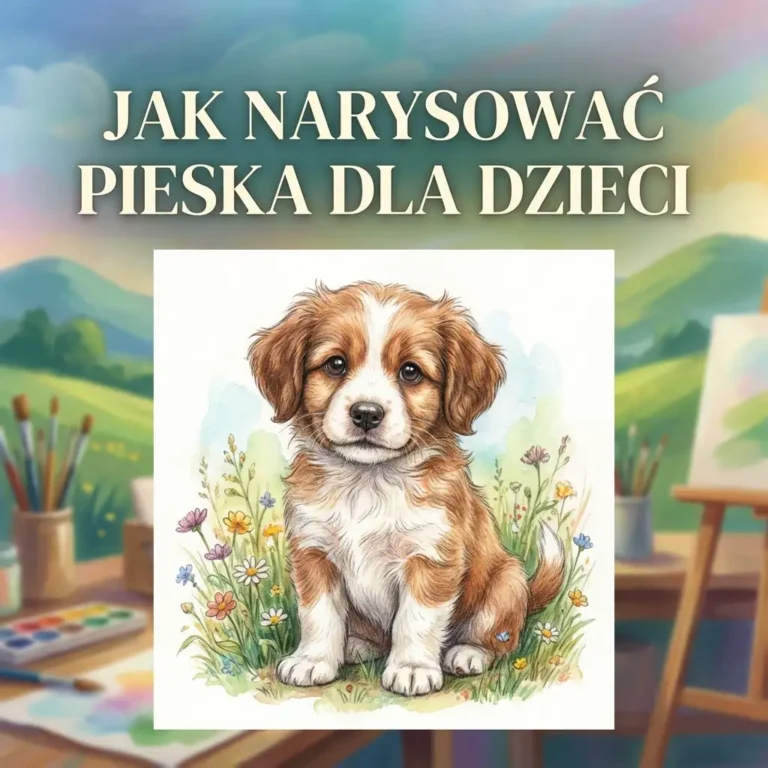 Jak narysować psa? Prosty poradnik krok po kroku dla dzieci i początkujących Jak narysować pieska dla dzieci