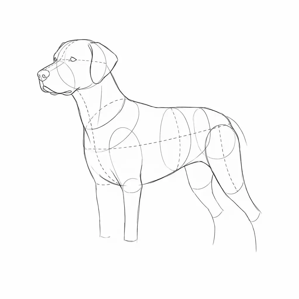 jak narysować pieska dla dzieci
