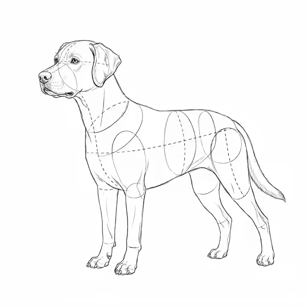 jak narysować pieska dla dzieci