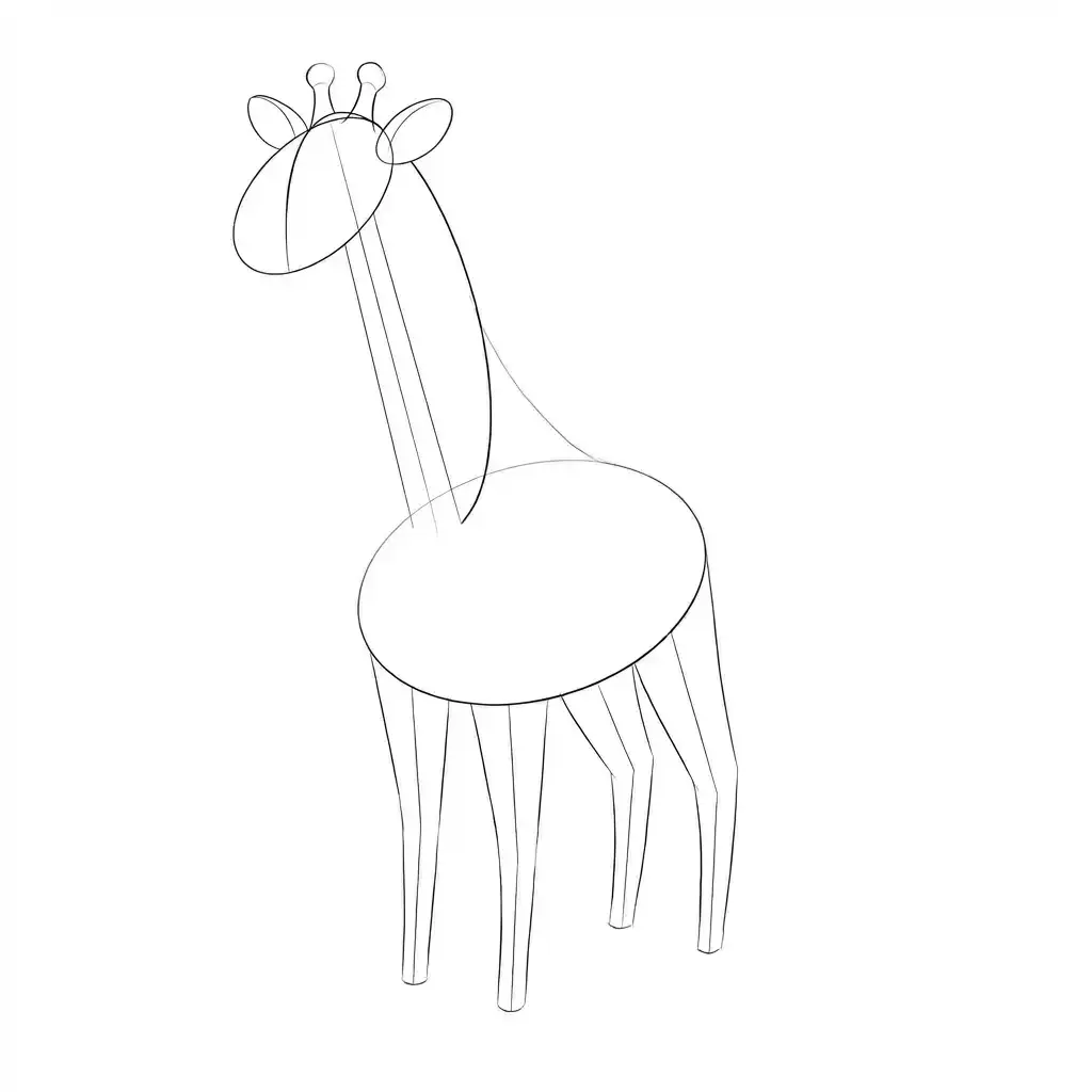 jak narysować żyrafę