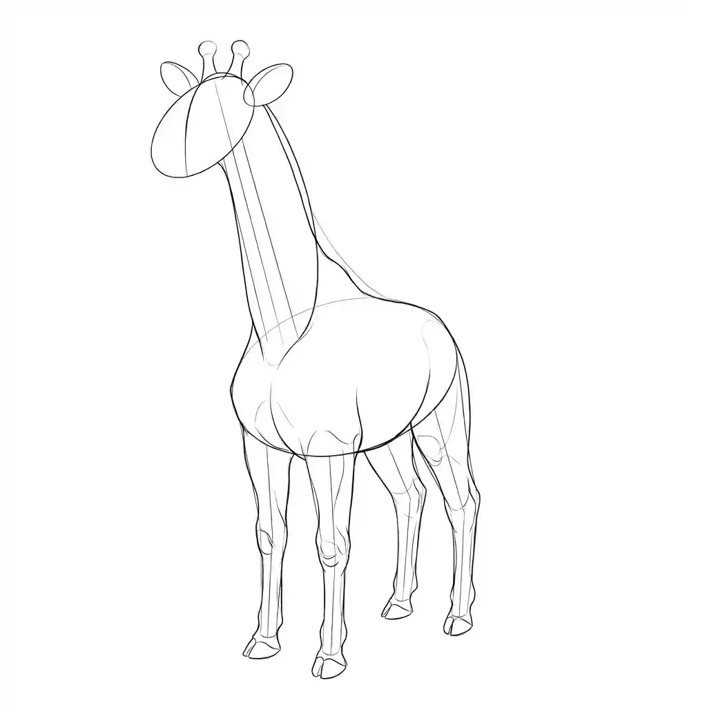 jak narysować żyrafę