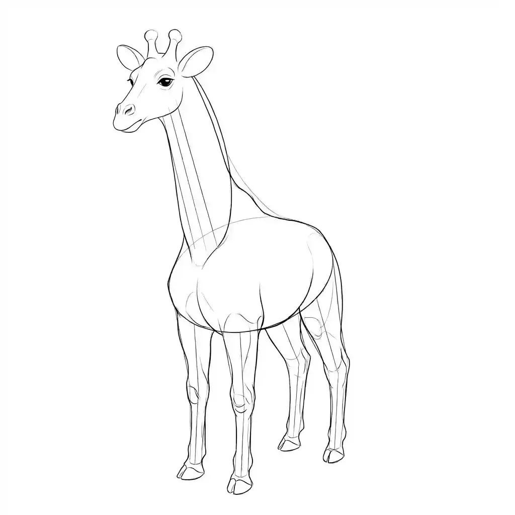 jak narysować żyrafę
