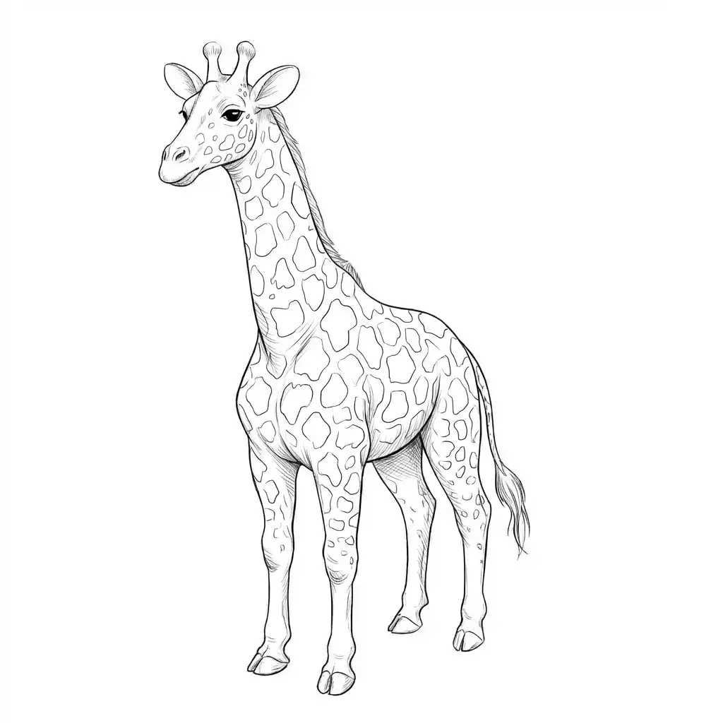 jak narysować żyrafę